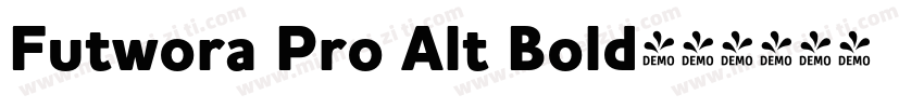 Futwora Pro Alt Bold字体转换